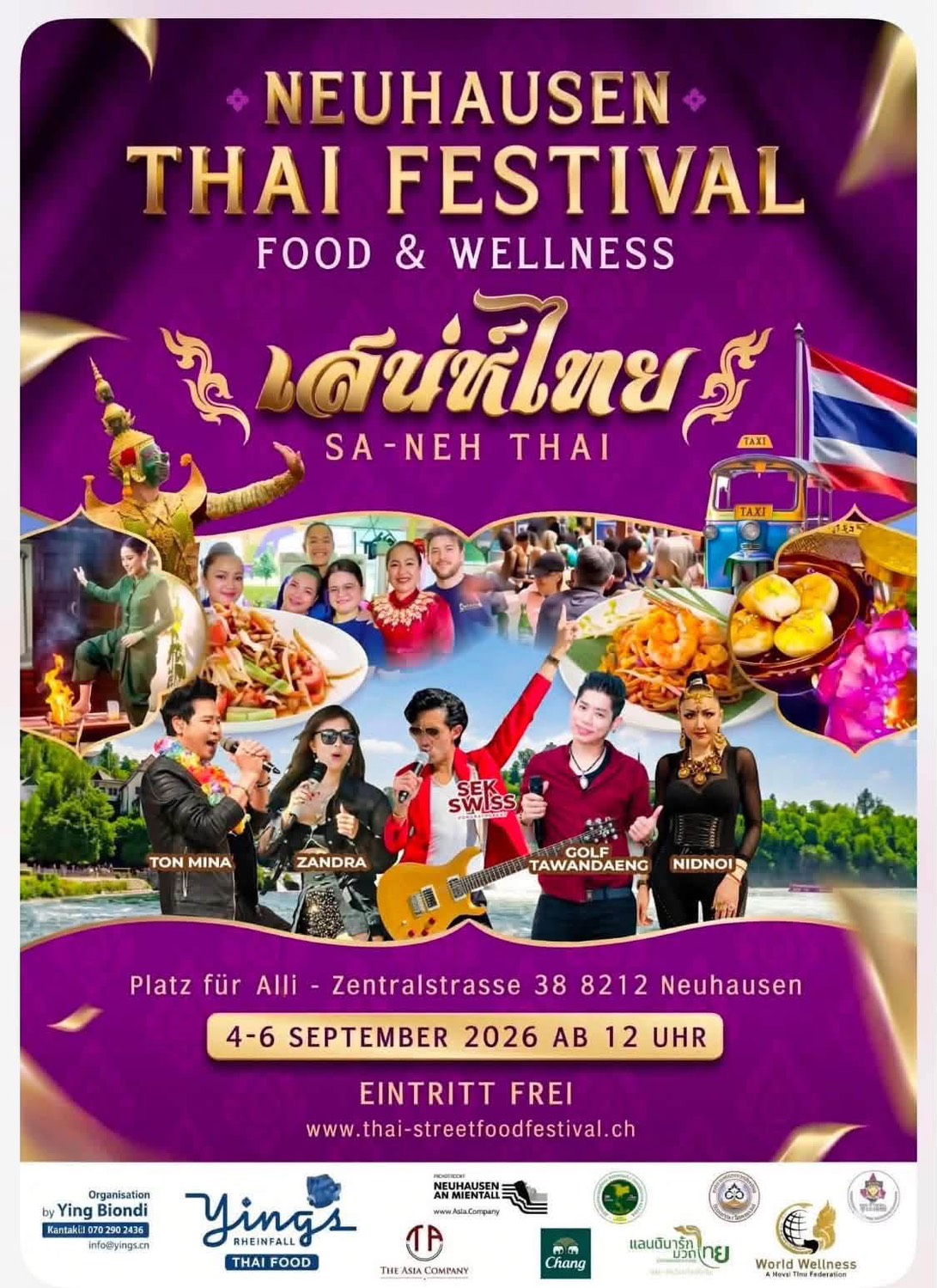 Neuhausen Thai Festival 2026 - Sa-Neh Thai